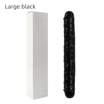 Silicone Realistic LGBT Sex Toys Double Head Non Vibrator 37.4cm For Women