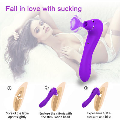 Washable Adult Sex Vibrators Flicking Tongue Toy 10 Speeds 190mm