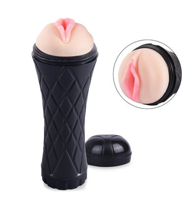 ABS TPE Realistic Male Masturbation Toys 24cm Oral Vaginalle