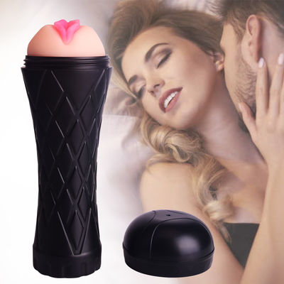 ABS TPE Realistic Male Masturbation Toys 24cm Oral Vaginalle