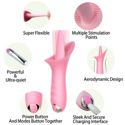 Double Stimulation 5.9inch Honey Sex Toys Sucker Tongue 10 Frequency