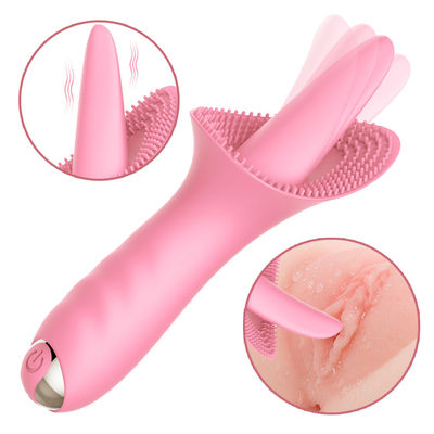 Double Stimulation 5.9inch Honey Sex Toys Sucker Tongue 10 Frequency
