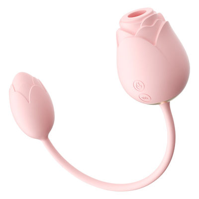 IPX7 Rose Sucking Remote Control Love Egg Food Grade Silicone