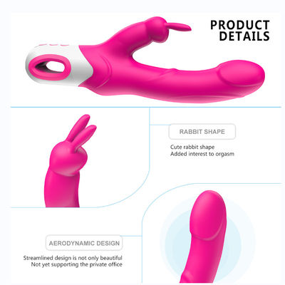 Skin Friendly Silicone Dildo Honey Sex Toys Rabbit Vibrator G Spot SGS Approved