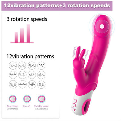 Skin Friendly Silicone Dildo Honey Sex Toys Rabbit Vibrator G Spot SGS Approved