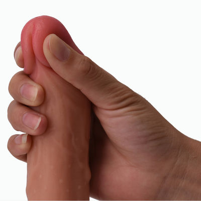 22.5cm Huge Dildo Sex Toy Medical Soft Silicone For Masturbation