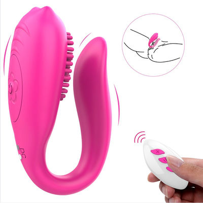 Erotic Wireless Vibrator Sex Toy G Spot U Shaped Clitoris Stimulator