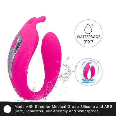 9 Frequency U Shaped Couples Vibrator 18.7cm C Type G Spot Massager