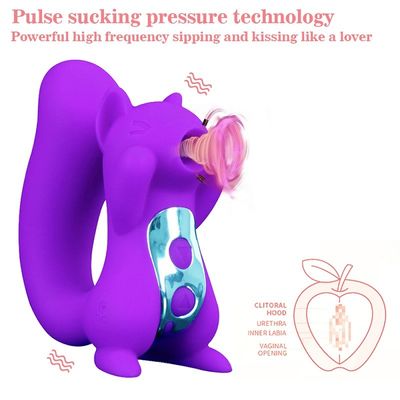 10 Frequency Nipple Clit Vibrator Sex Toy Squirrel Sucker ROHS Approved