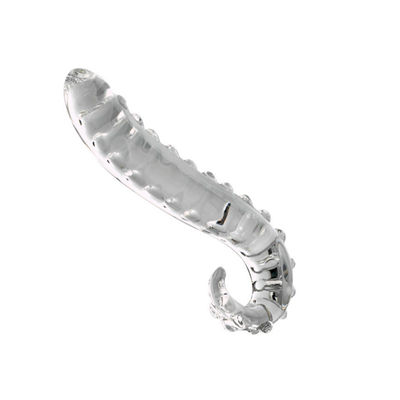 Pink Hippocampus Glass Dildo Long Gay Prostate Toy Remote Control Butt Plug ODM