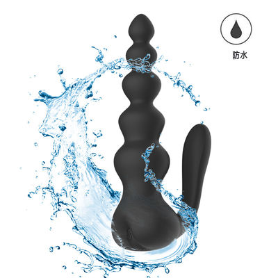 Remote Control Anal Sex Toys Anal Beads Plug Double Vibration 16cm