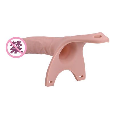 Adjustable Hollow Strap On Dong 26cm Flexible Skin Friendly Penis Sleeve