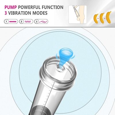 Electric Enlarge Penis Mens Sex Toys LCD Display USB Rechargeable 15cm