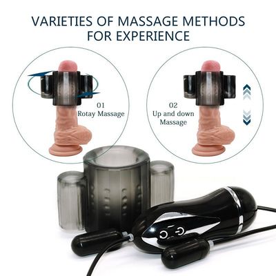 9v ABS Remote Control Penis Sleeve Ring Couple Sex Toys Electro Stimulation