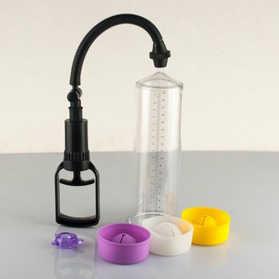 ABS Penis Vacuum Pump Mens Sex Toys Extender 19cm eco friendly