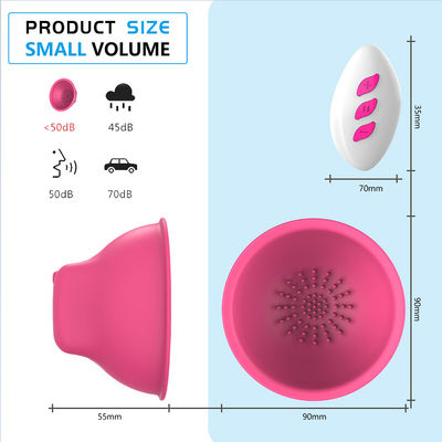 Breast Pump Massager Womens Sex Toys 12 Modes ROHS Certified