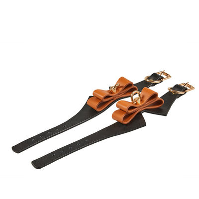9Pcs Leather SM Sex Fetish Bondage Handcuffs Nipple Clamps Collar Gag Whip Rope