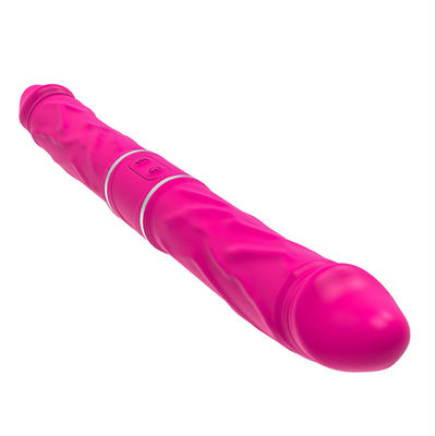24.5cm Dual Action LGBT Sex Toys Slim Double Dong G Spot Vibrator