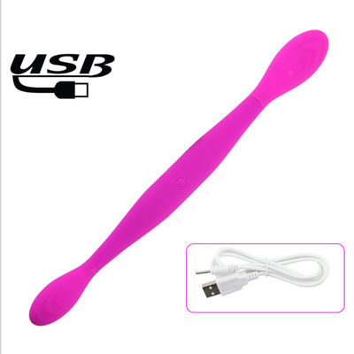Rechargeable Dual Motor Flexible Double Dong 7 speed ROHS Approved