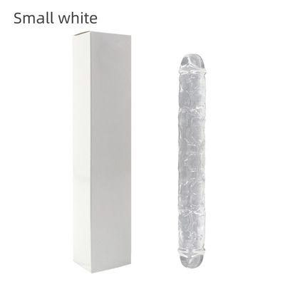 Silicone Realistic LGBT Sex Toys Double Head Non Vibrator 37.4cm For Women
