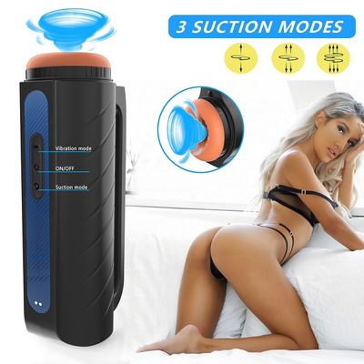 ROHS ABS 7 Speed Suction Masturbation Sex Toys Waterproof For Men